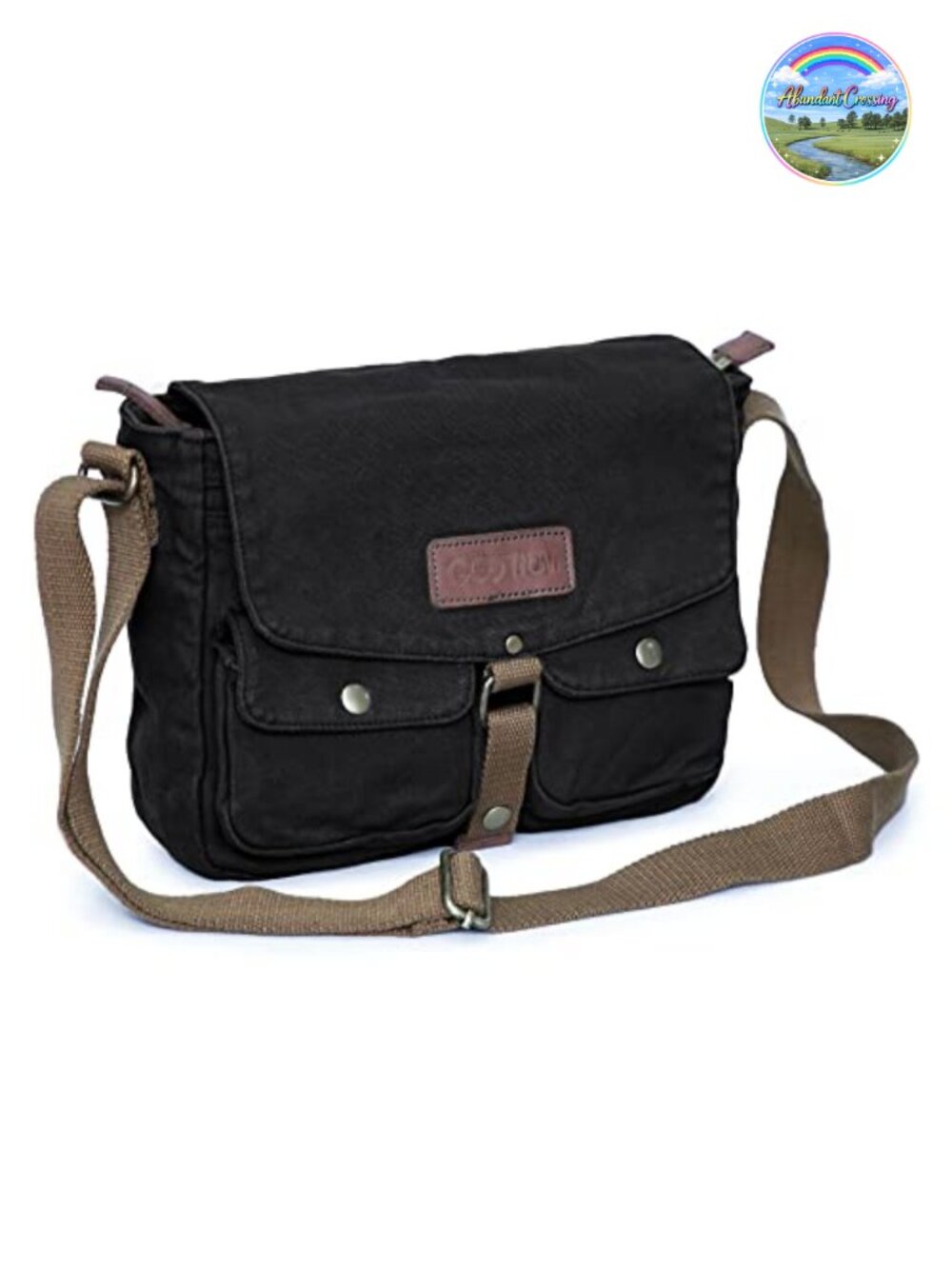 Vintage Canvas Messenger Crossbody Bag Military Satchel Durable